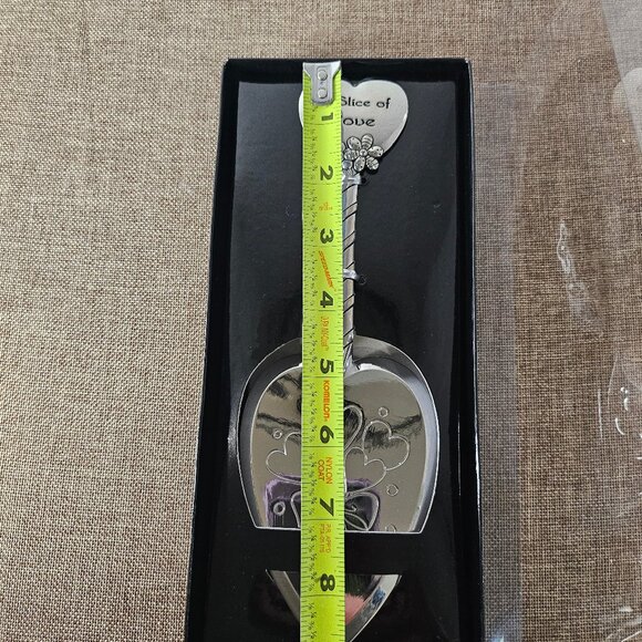 Ganz Heart Cake Server "A Slice of Love" New In Box Heart Shaped Cake Server - Picture 3 of 10